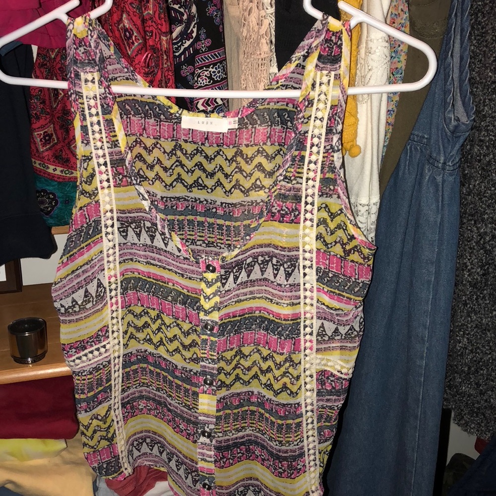 Brand new sheer lush top